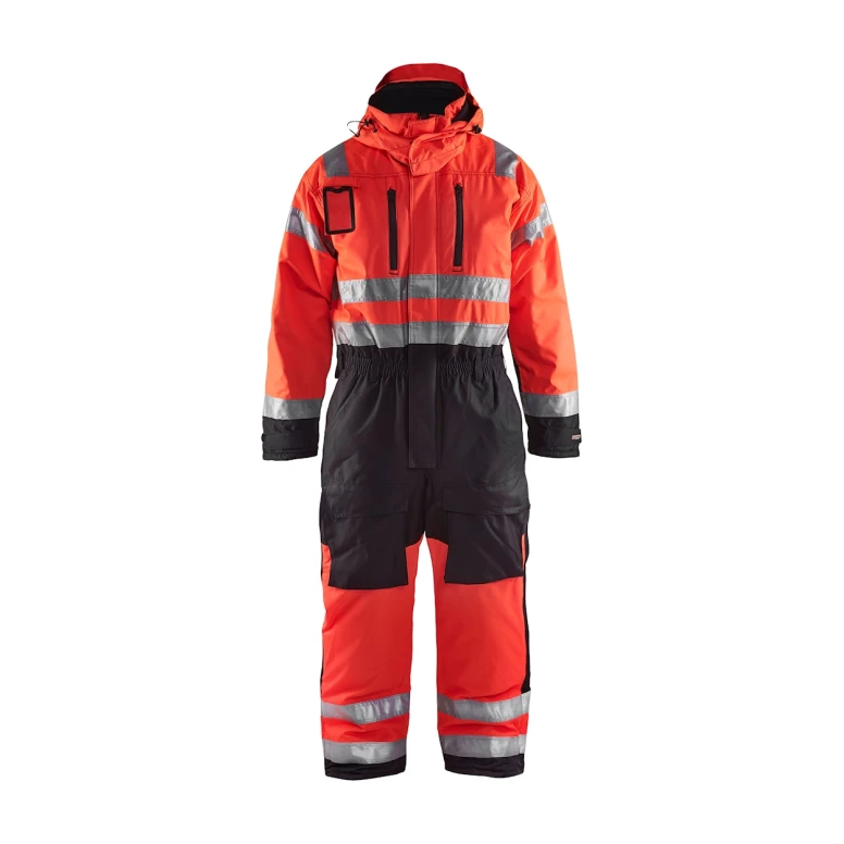 Arbeitsanzug mit vielen Taschen hohe Sichtbarkeit Blaklader wasserdicht mit Kapuze 676319773389C50
