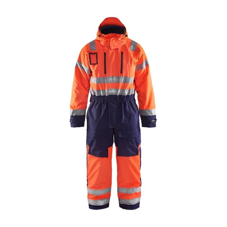 Arbeitsanzug mit vielen Taschen hohe Sichtbarkeit Blaklader wasserdicht mit Kapuze 676319773389C50