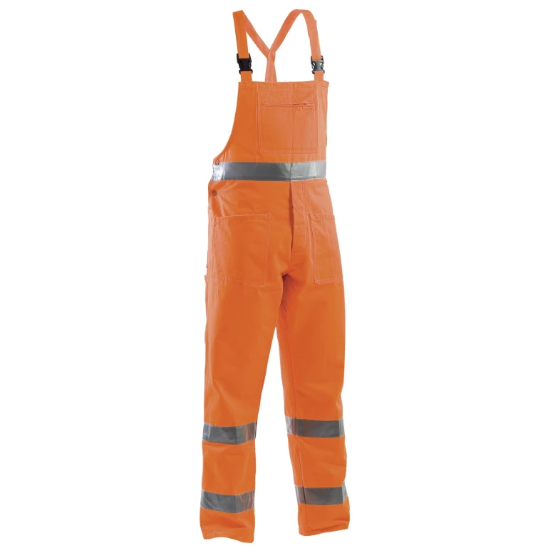 Latzhose mit hoher Sichtbarkeit und mehreren Taschen P&P Loyal AVC04 204