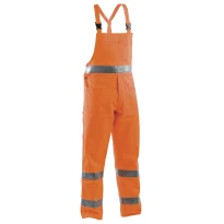 Latzhose mit hoher Sichtbarkeit und mehreren Taschen P&P Loyal AVC04 204
