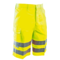 Arbeitsshorts mit hoher Sichtbarkeit und mehreren Taschen P&P Loyal AVC12 204