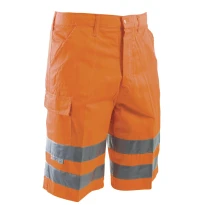 Arbeitsshorts mit hoher Sichtbarkeit und mehreren Taschen P&P Loyal AVC12 204
