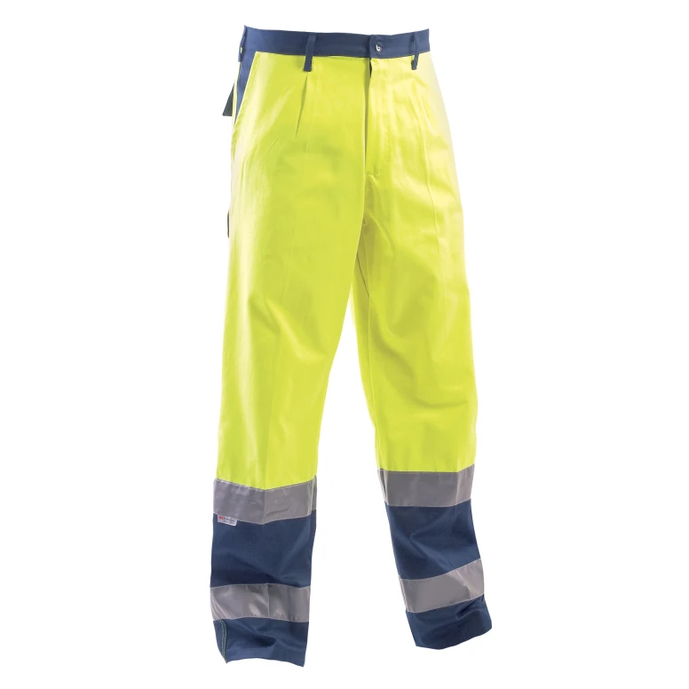 P&P Loyal Mehrtaschen-Arbeitshose mit hoher Sichtbarkeit aus 100% Baumwolle AVB02 110
