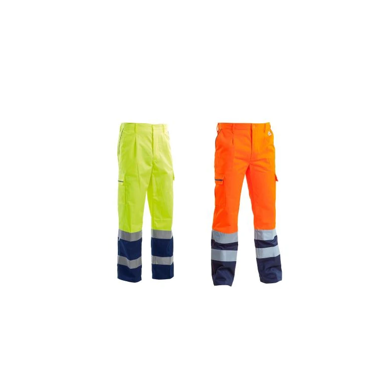 P&P Loyal Multitaschen-Arbeitshose 100% Baumwolle mit hoher Sichtbarkeit AVB02 204