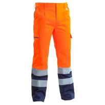 P&P Loyal Multitaschen-Arbeitshose 100% Baumwolle mit hoher Sichtbarkeit AVB02 204