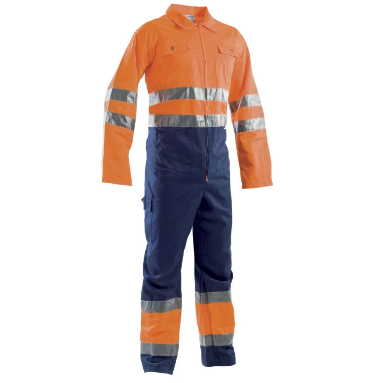 Arbeitsanzug mit hoher Sichtbarkeit und mehreren Taschen P&P Loyal AVB06 204