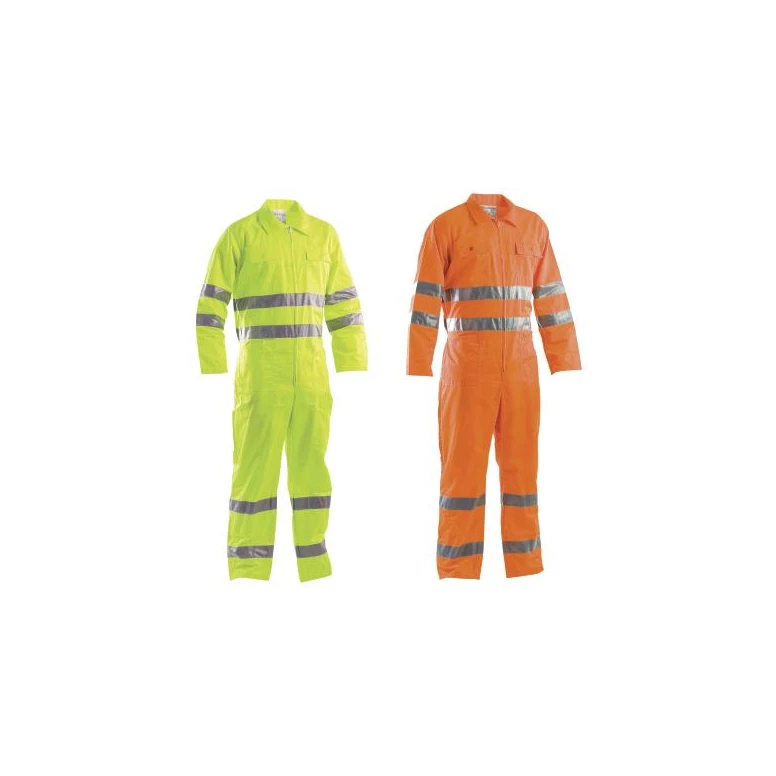 Arbeitsoverall mit hoher Sichtbarkeit und mehreren Taschen P&P Loyal AVC06 204