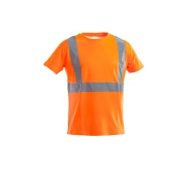 Arbeits-T-Shirt mit hoher Sichtbarkeit Rundhals Kurzarm P&P Loyal AVC14 202
