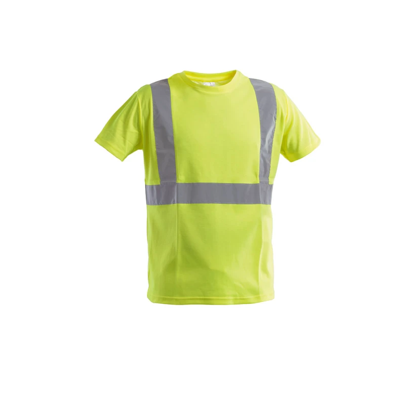Arbeits-T-Shirt mit hoher Sichtbarkeit Rundhals Kurzarm P&P Loyal AVC14 202