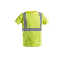 Arbeits-T-Shirt mit hoher Sichtbarkeit Rundhals Kurzarm P&P Loyal AVC14 202