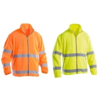 Arbeitssweatshirt aus Fleece mit hoher Sichtbarkeit und Reißverschluss P&P Loyal AVC16 307