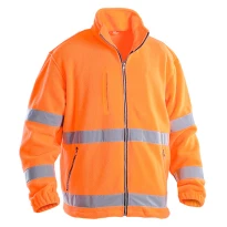 Arbeitssweatshirt aus Fleece mit hoher Sichtbarkeit und Reißverschluss P&P Loyal AVC16 307