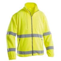 Arbeitssweatshirt aus Fleece mit hoher Sichtbarkeit und Reißverschluss P&P Loyal AVC16 307