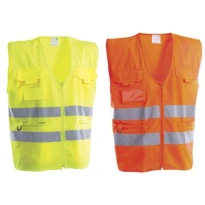 Arbeitsweste mit hoher Sichtbarkeit und mehreren Taschen P&P Loyal AVC36 306