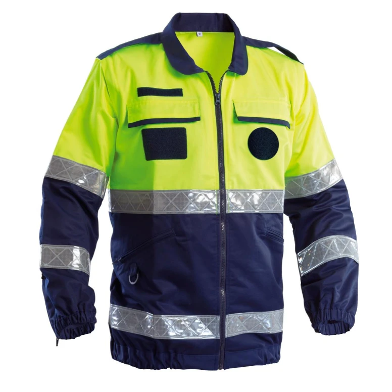 Arbeitsjacke mit hoher Sichtbarkeit und vielen Taschen für den Zivilschutz P&P Loyal AVR98 209