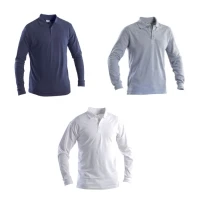 Arbeits-Poloshirt Langarm 100% gekämmte Baumwolle P&P Loyal STP35 102