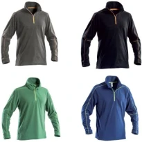 Arbeitspullover aus Mikrofleece mit Halb-Reißverschluss P&P Loyal GGX27 300