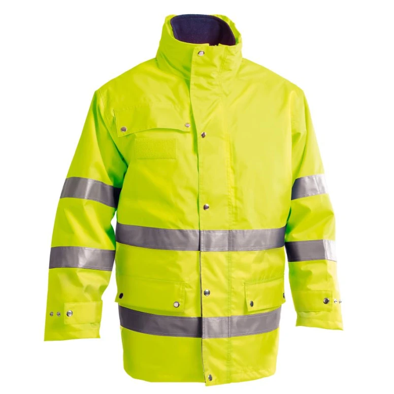 Arbeitsjacke Hohe Sichtbarkeit Multitaschen Winter 300 D P&P Loyal GGX30 413
