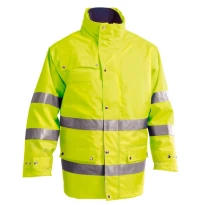 Arbeitsjacke Hohe Sichtbarkeit Multitaschen Winter 300 D P&P Loyal GGX30 413