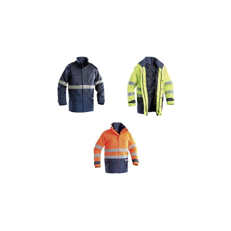 Arbeitsjacke Hohe Sichtbarkeit Pentavalent, Flammhemmend, Antistatisch, Säurebeständig Dallas P&P Loyal GGX61 309