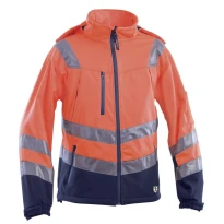 Arbeitsjacke Hohe Sichtbarkeit Mehrtaschen Softshell P&P Loyal GGXA7 414