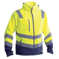 Arbeitsjacke Hohe Sichtbarkeit Mehrtaschen Softshell P&P Loyal GGXA7 414