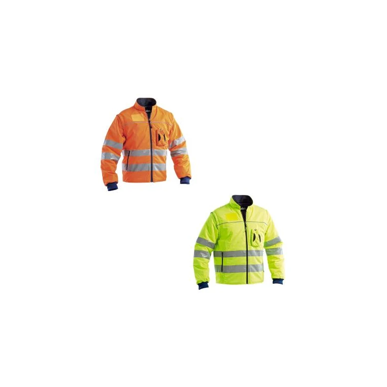 Arbeitsjacke Hohe Sichtbarkeit Mehrtaschen mit Abnehmbaren Ärmeln P&P Loyal GGXB5 214