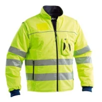 Arbeitsjacke Hohe Sichtbarkeit Mehrtaschen mit Abnehmbaren Ärmeln P&P Loyal GGXB5 214