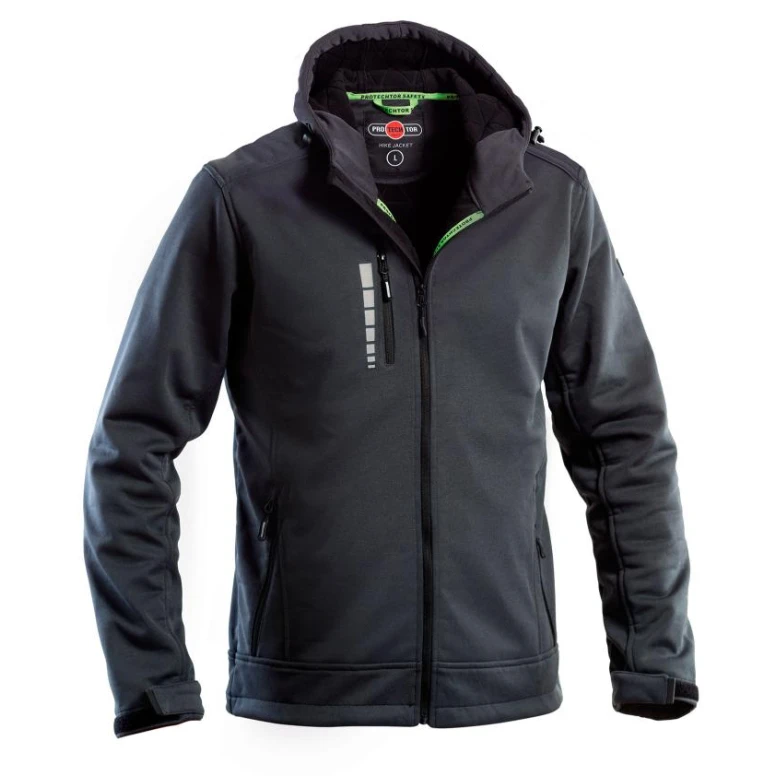 Arbeitsjacke Mehrtaschen Softshell Wasserdicht mit Kapuze P&P Loyal GGXD3 300