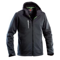 Arbeitsjacke Mehrtaschen Softshell Wasserdicht mit Kapuze P&P Loyal GGXD3 300