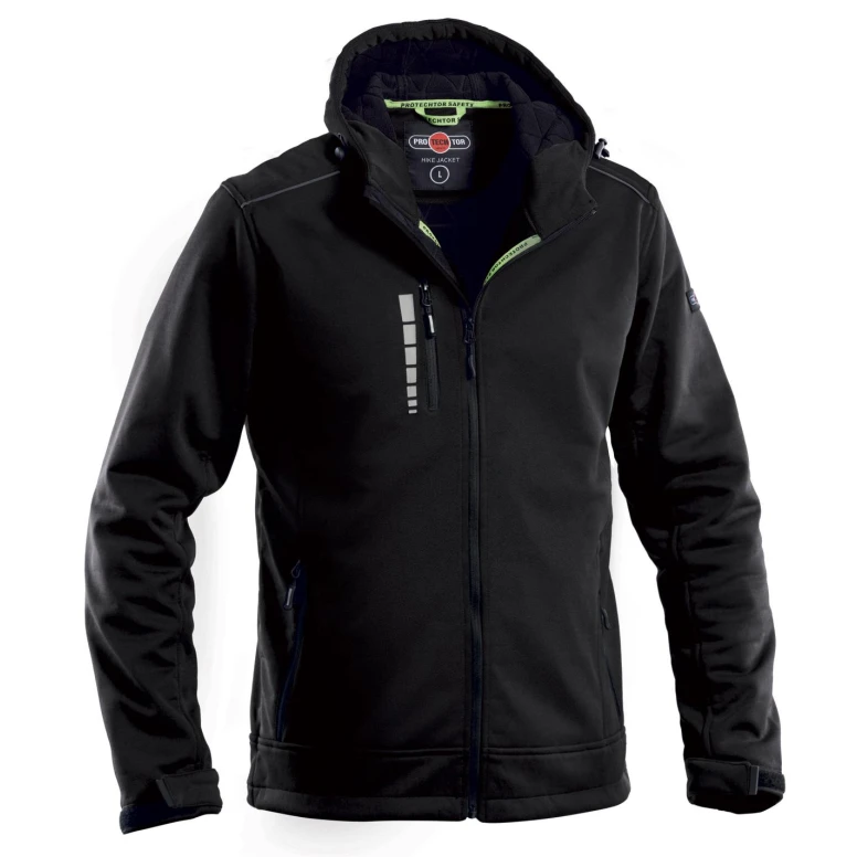 Arbeitsjacke Mehrtaschen Softshell Wasserdicht mit Kapuze P&P Loyal GGXD3 300