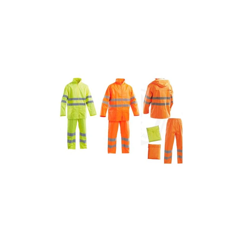 Arbeitsanzug Hochsichtbarkeit Regenkit P&P Loyal H2OPU 304