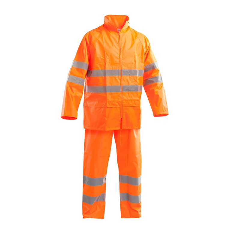 Arbeitsanzug Hochsichtbarkeit Regenkit P&P Loyal H2OPU 304