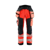 Arbeitshose Softshell mit hoher Sichtbarkeit Stretch wasserdicht Multitaschen Blaklader Softshell Damen 711825133389C42