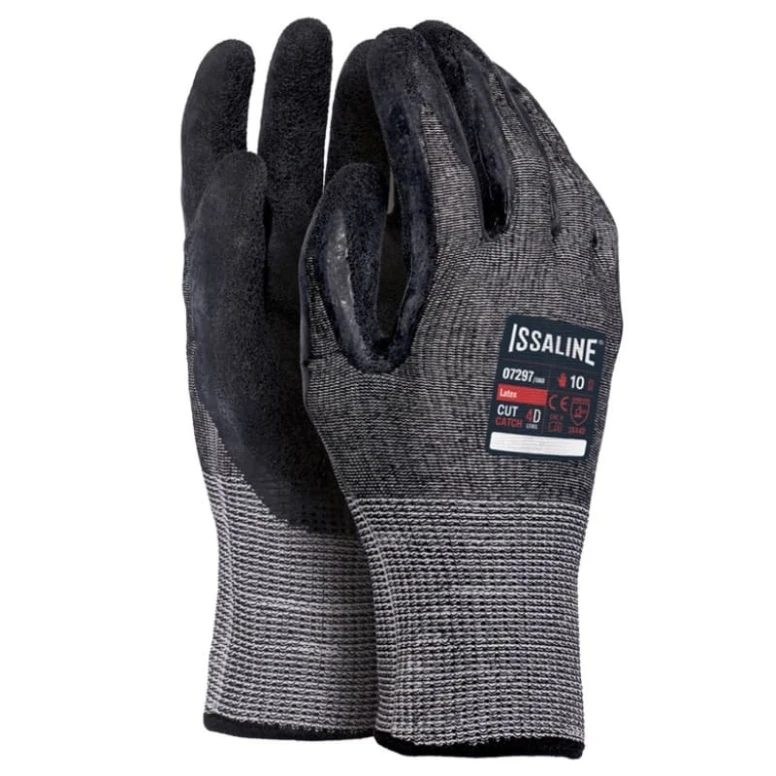 12 Paar - Cut Catch Arbeitshandschuhe aus Latex - Issa Line 07297