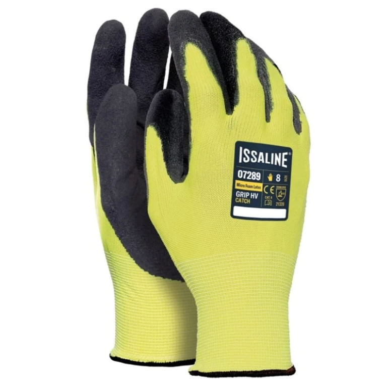 12 Paar - Arbeitshandschuhe aus Nylon mit Mikroschaum-Latex-Beschichtung - Issa Line 07289