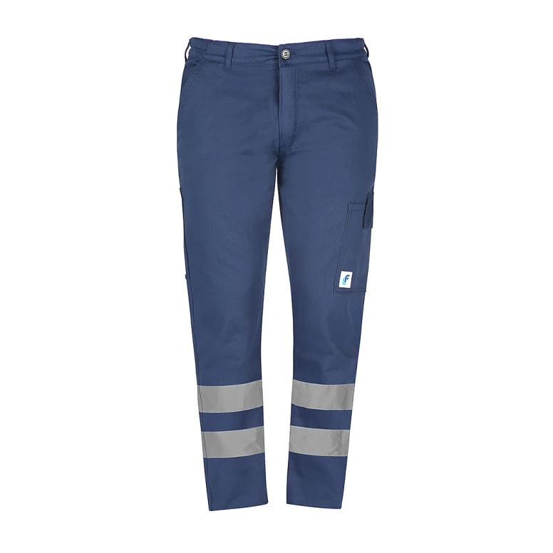 Arbeitshose mit hoher Sichtbarkeit 100% Baumwolle Multipocket Moleskin 179BNR