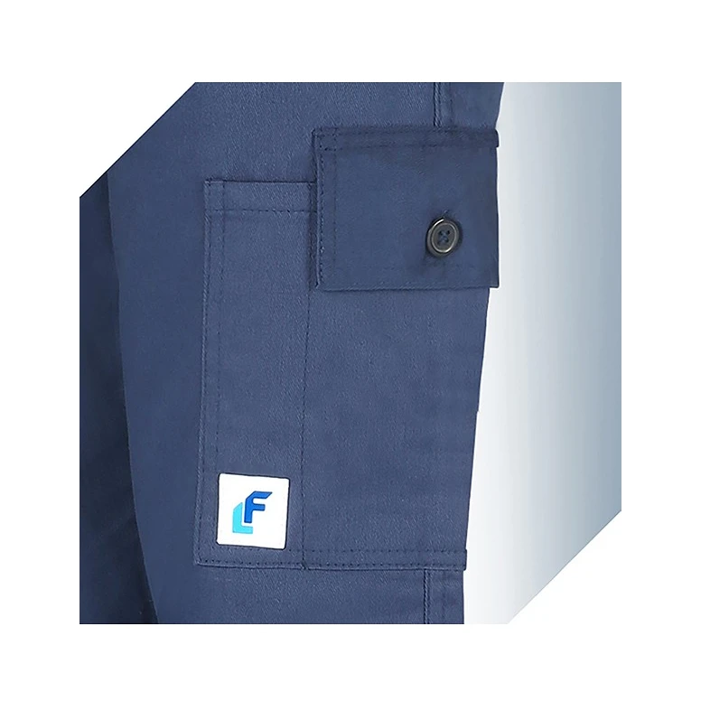 Arbeitshose mit hoher Sichtbarkeit 100% Baumwolle Multipocket Moleskin 179BNR