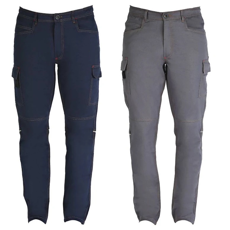 Berufshose mit vielen Taschen 100 % Baumwolle Professional Slim Fit