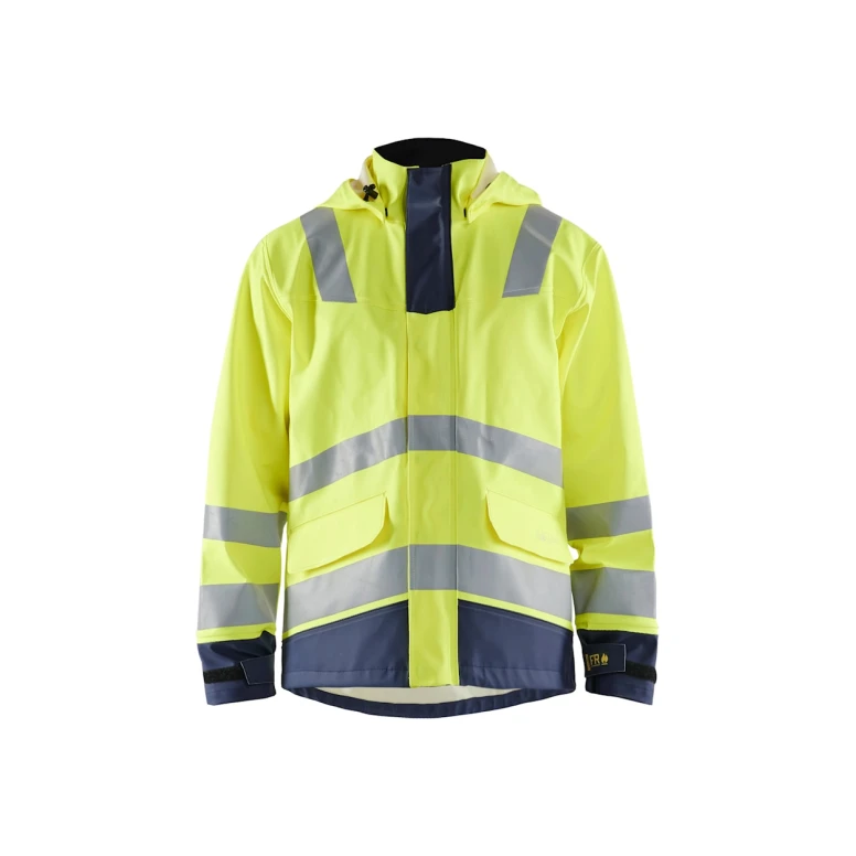 Arbeitsjacke mit Hoher Sichtbarkeit, Flammenhemmend, Mit Kapuze, Wasserdicht, Feuerfest Blaklader Stufe 2 4313202233894L