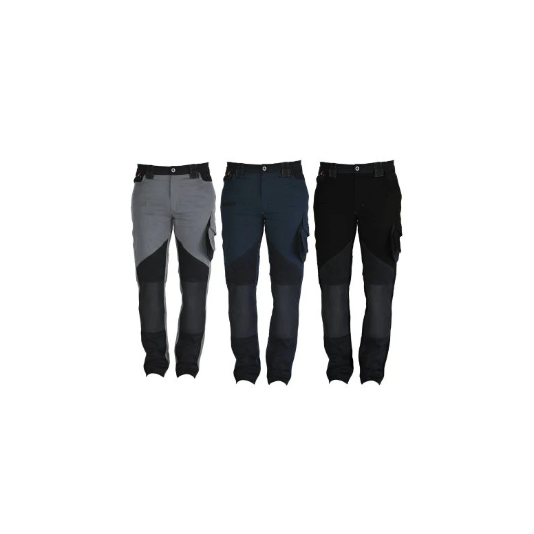 Stretch Arbeitshosen elastisch mit vielen Taschen Slim Fit