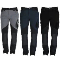 Stretch Arbeitshosen elastisch mit vielen Taschen Slim Fit
