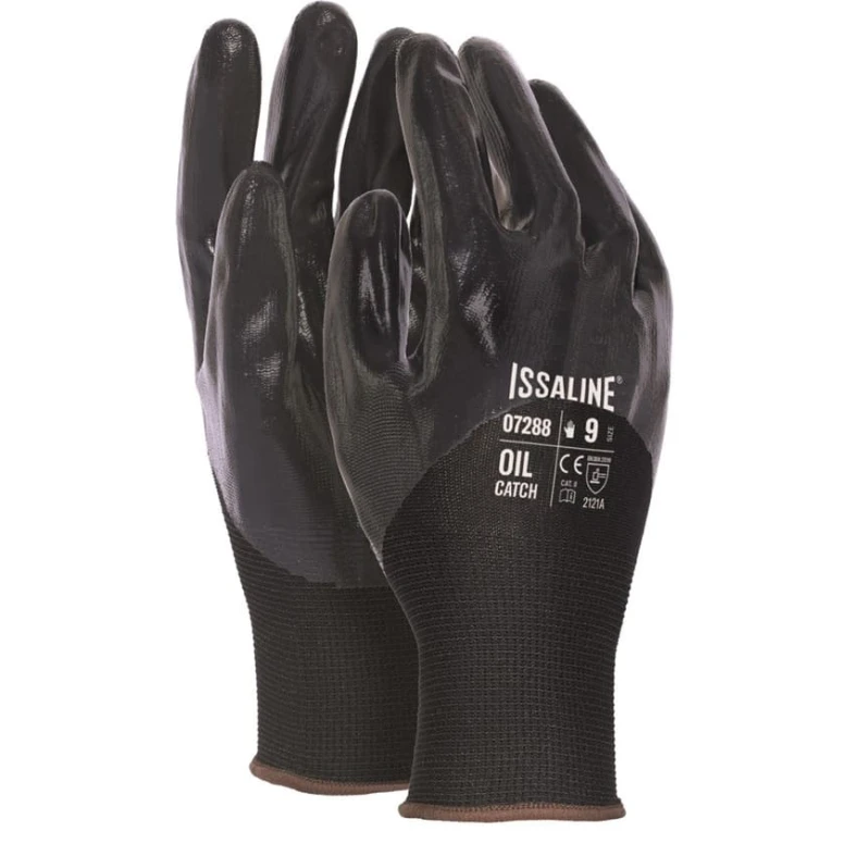 12 Paar - Arbeitshandschuhe Oil Catch Nitril - Issa Linie 07288