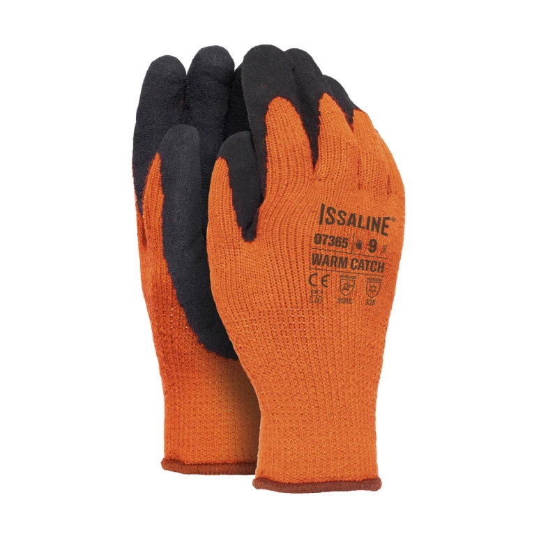 12 Paar - Arbeitshandschuhe Warm Catch - Issa Line 17365