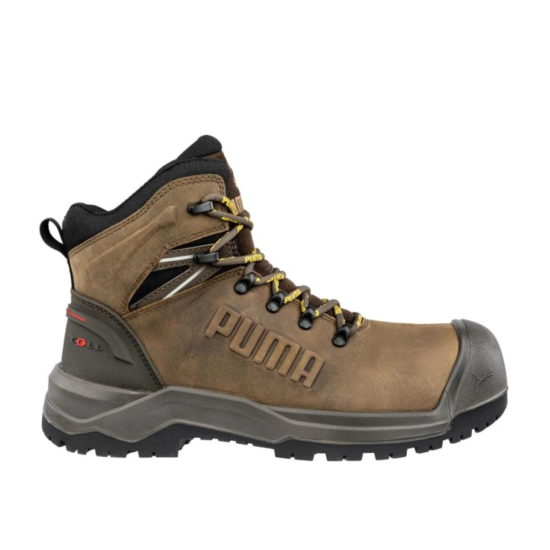 Sicherheitsschuhe Puma Iron HD Brown Mid S3S FO LG CI SR 632710