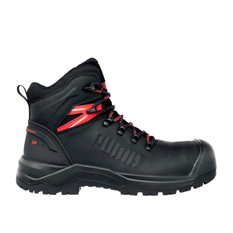 Sicherheitsschuhe Puma Iron HD Black Mid S3S FO LG CI SR 632740