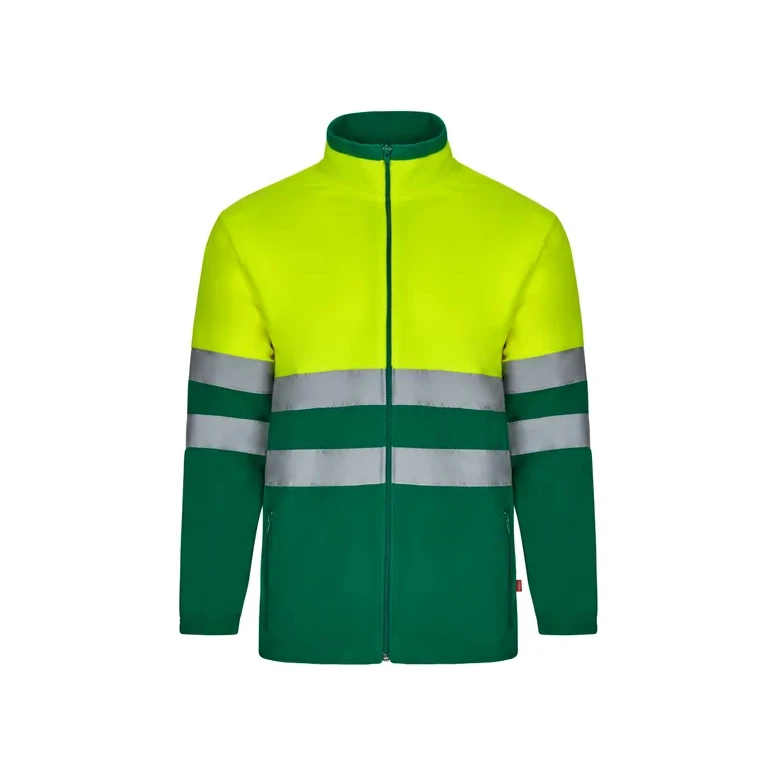 Zweifarbige Fleece-Arbeitsjacke Warnschutz Velilla 301503