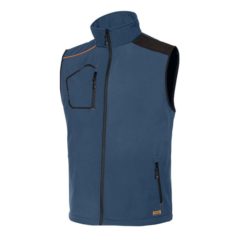Softshell Arbeitsweste Multitasche Kiddy Issa line 04506B