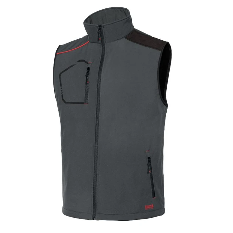 Softshell Arbeitsweste Multitasche Kiddy Issa line 04506B