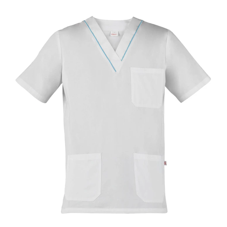 Arbeitsbluse 100 % Baumwolle Multitasche Giblor's Q3K00244